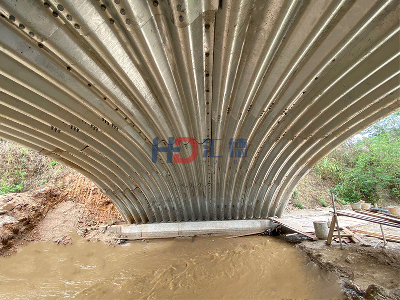 拉萨危桥波纹钢管涵加固项目3