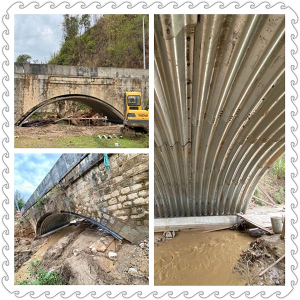 钢波纹涵管旧桥改造中发挥巨大作用
